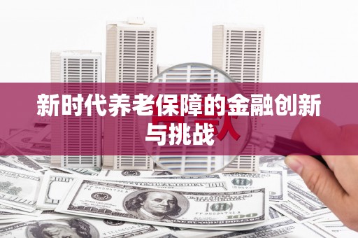 东石新时代养老保障的金融创新与挑战