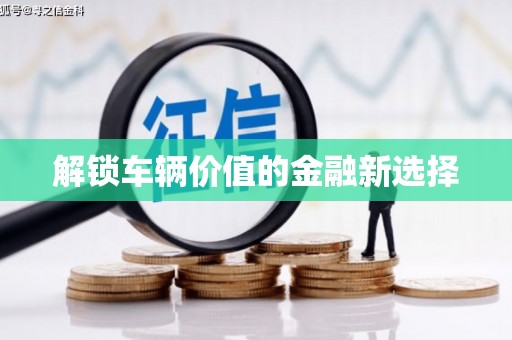 东石解锁车辆价值的金融新选择