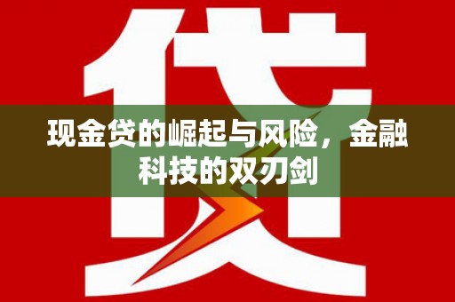 东石现金贷的崛起与风险，金融科技的双刃剑