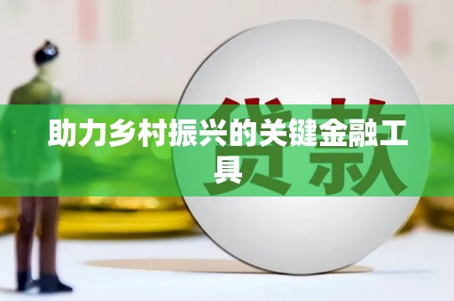 东石助力乡村振兴的关键金融工具