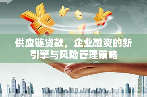 东石供应链贷款，企业融资的新引擎与风险管理策略