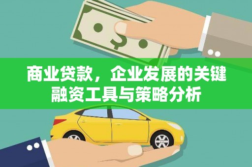 东石商业贷款，企业发展的关键融资工具与策略分析