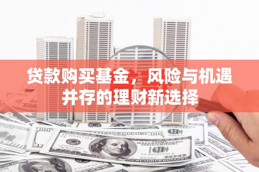 东石贷款购买基金，风险与机遇并存的理财新选择
