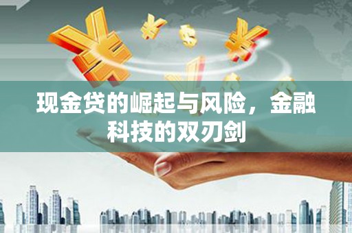 东石现金贷的崛起与风险，金融科技的双刃剑
