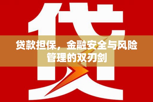 东石贷款担保，金融安全与风险管理的双刃剑