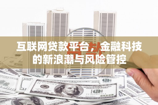 东石互联网贷款平台，金融科技的新浪潮与风险管控