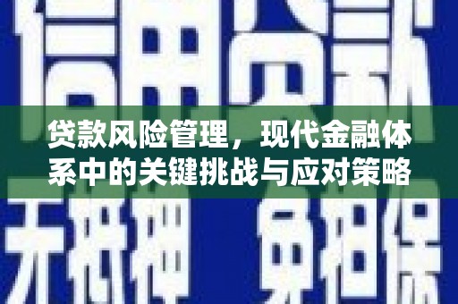 东石贷款风险管理，现代金融体系中的关键挑战与应对策略
