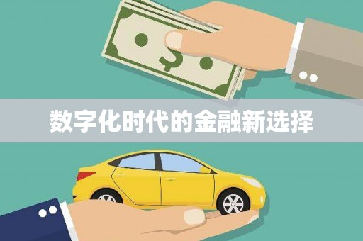东石数字化时代的金融新选择