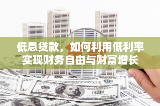 东石低息贷款，如何利用低利率实现财务自由与财富增长